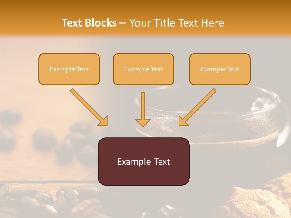 Transparent Coffee Foam PowerPoint Template