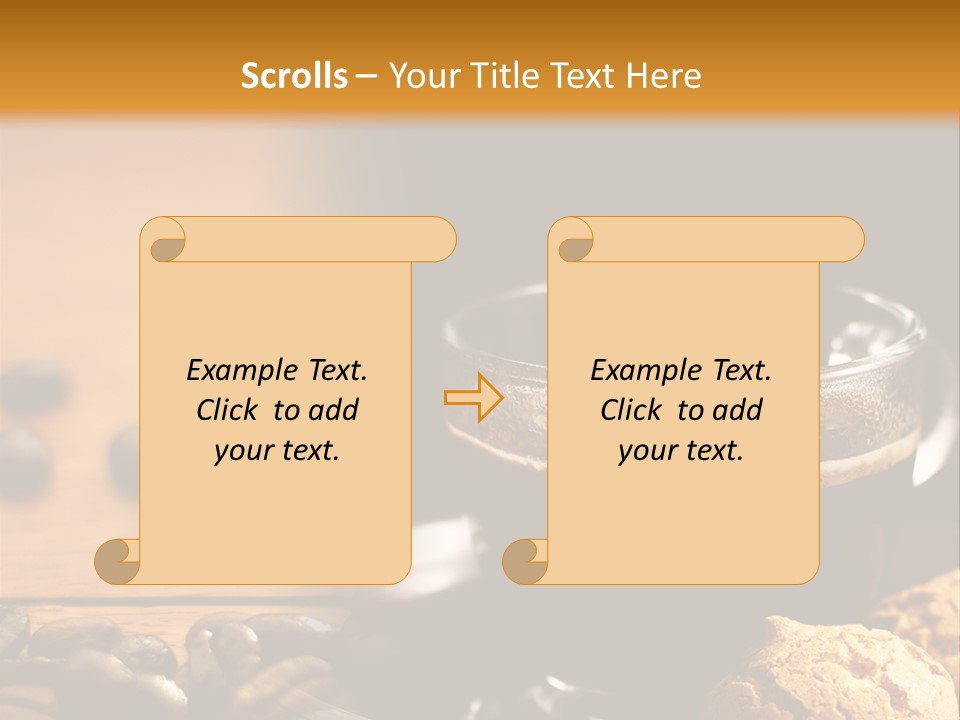 Transparent Coffee Foam PowerPoint Template