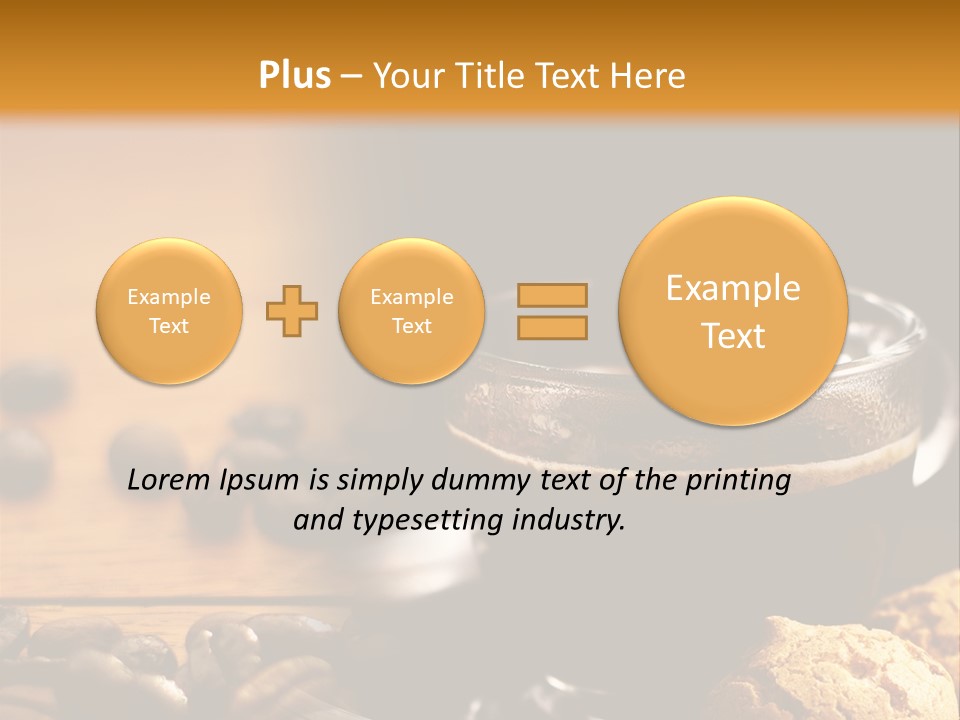 Transparent Coffee Foam PowerPoint Template