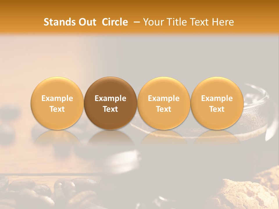 Transparent Coffee Foam PowerPoint Template
