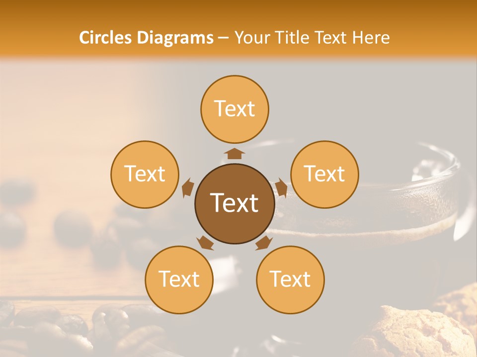 Transparent Coffee Foam PowerPoint Template