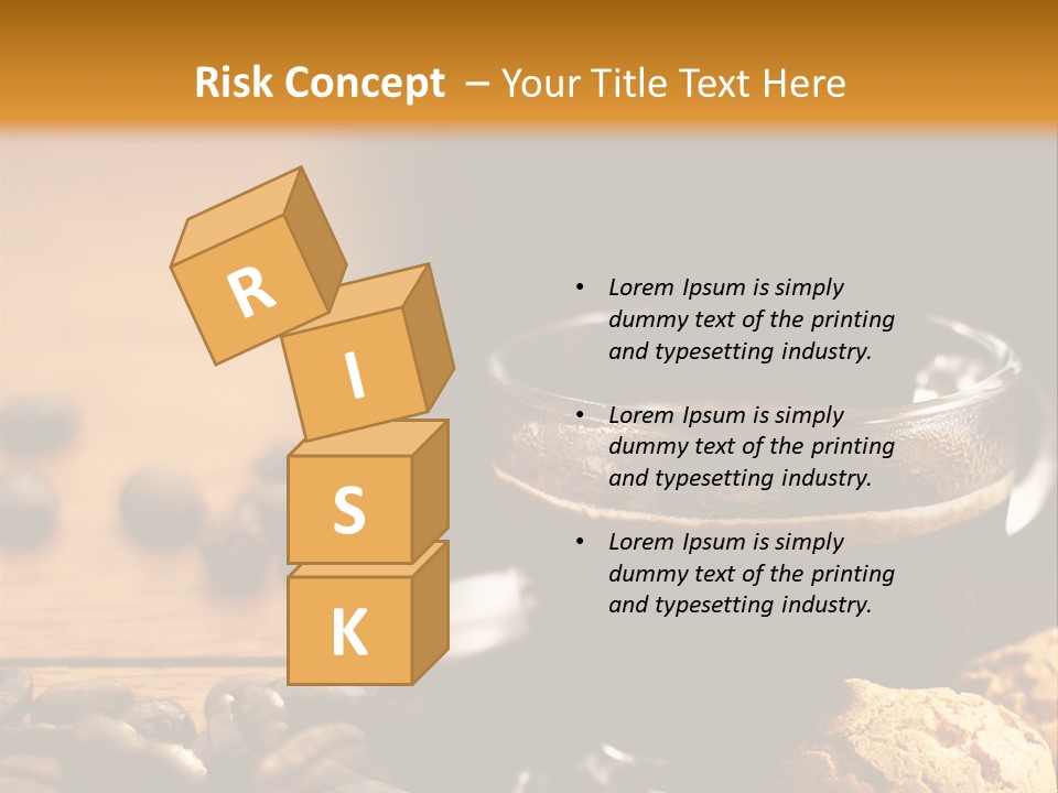 Transparent Coffee Foam PowerPoint Template