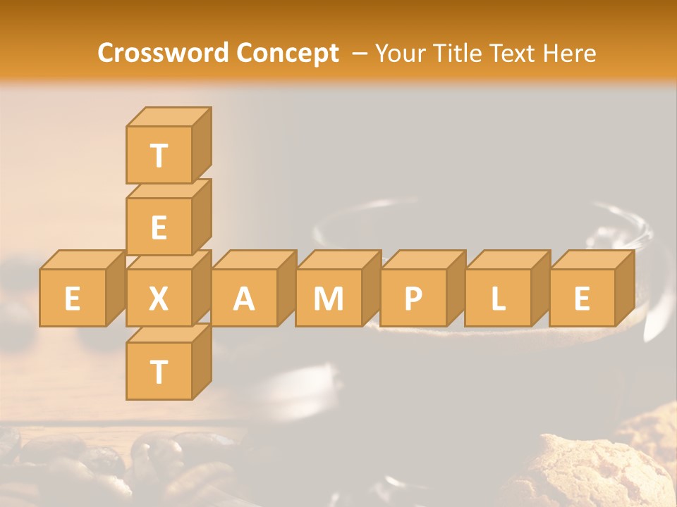 Transparent Coffee Foam PowerPoint Template