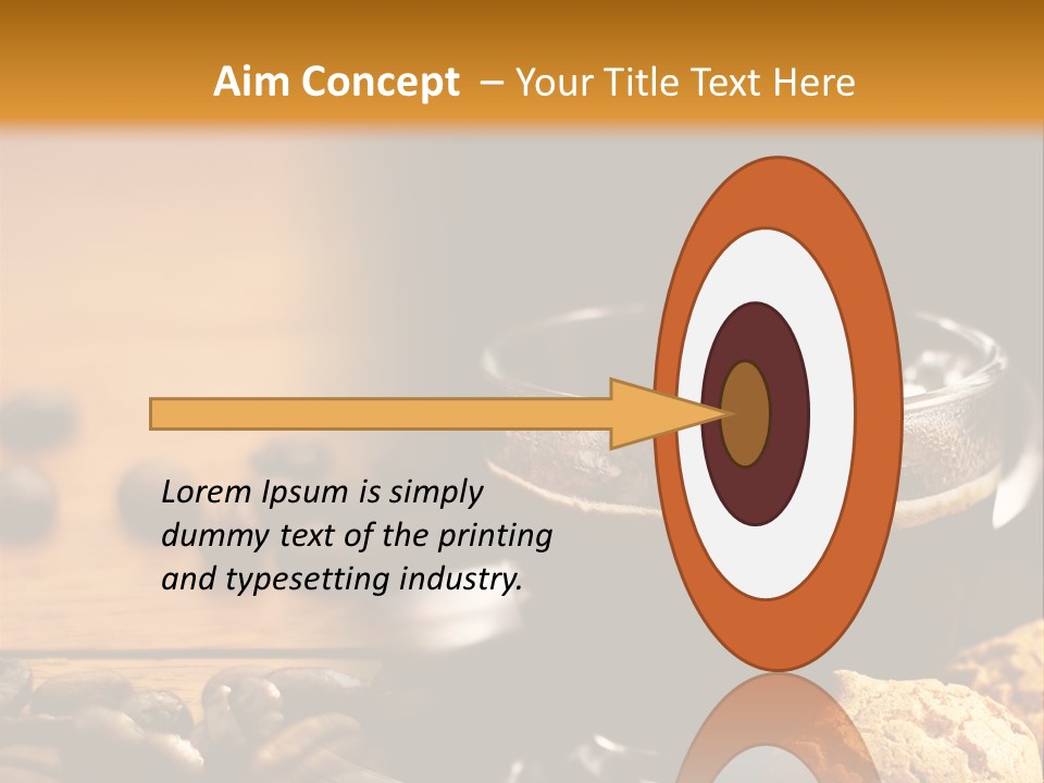 Transparent Coffee Foam PowerPoint Template