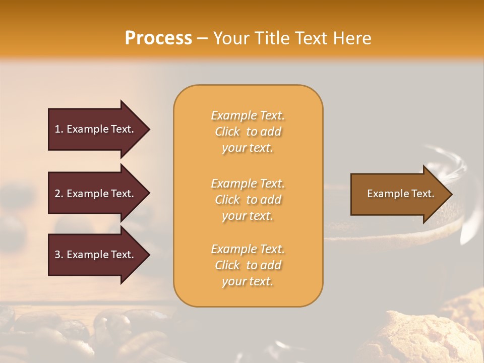 Transparent Coffee Foam PowerPoint Template