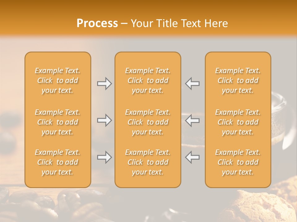 Transparent Coffee Foam PowerPoint Template