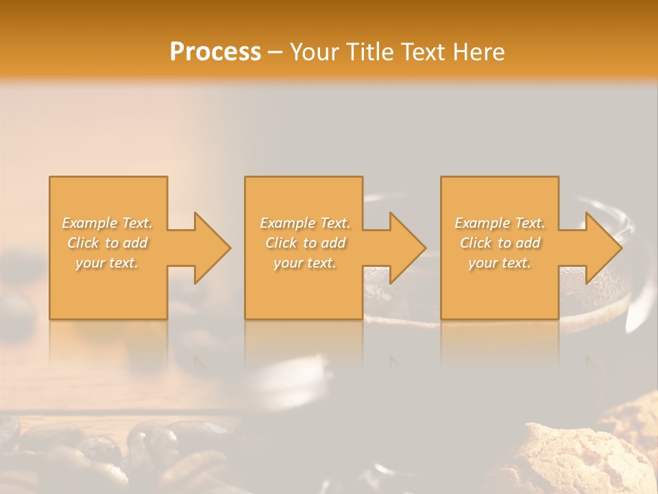 Transparent Coffee Foam PowerPoint Template