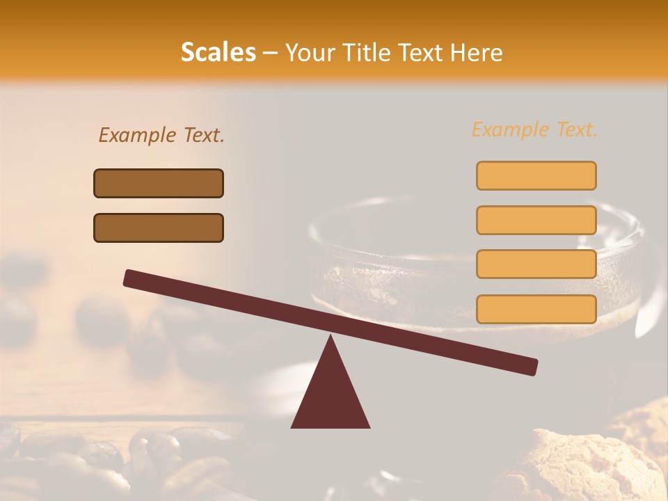 Transparent Coffee Foam PowerPoint Template
