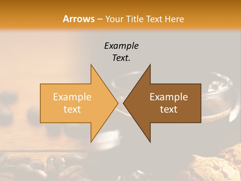 Transparent Coffee Foam PowerPoint Template