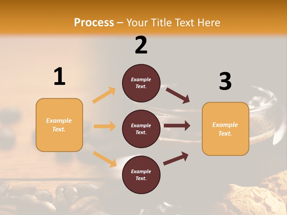 Transparent Coffee Foam PowerPoint Template