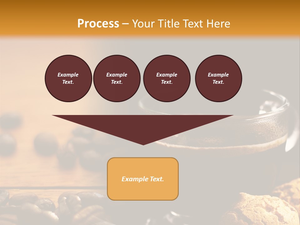 Transparent Coffee Foam PowerPoint Template