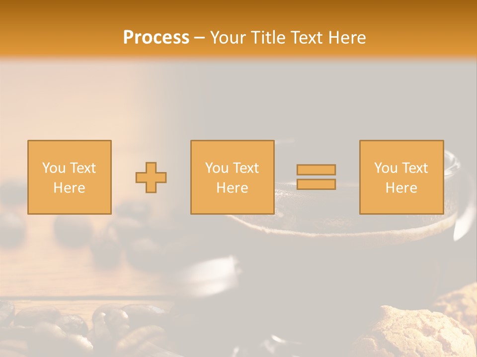 Transparent Coffee Foam PowerPoint Template