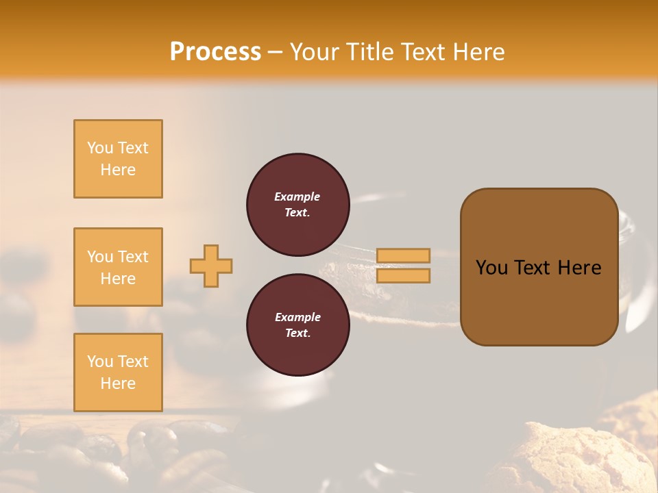 Transparent Coffee Foam PowerPoint Template