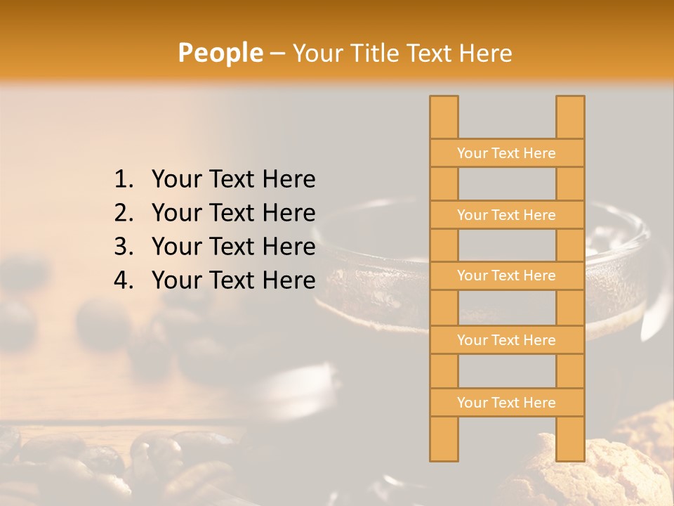 Transparent Coffee Foam PowerPoint Template