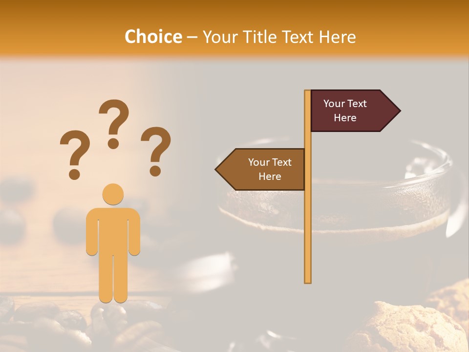 Transparent Coffee Foam PowerPoint Template