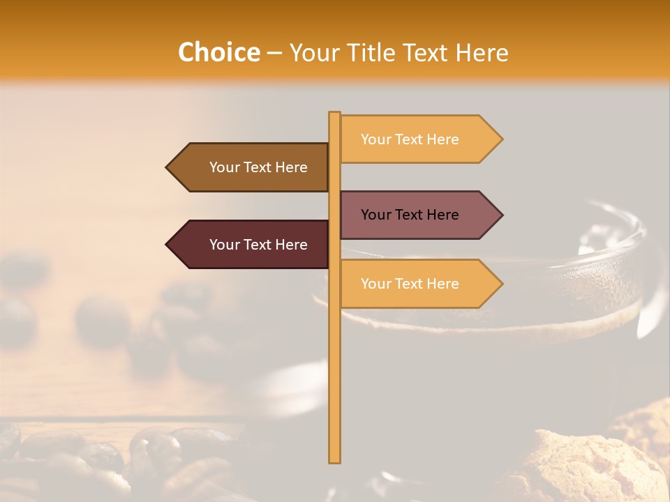 Transparent Coffee Foam PowerPoint Template