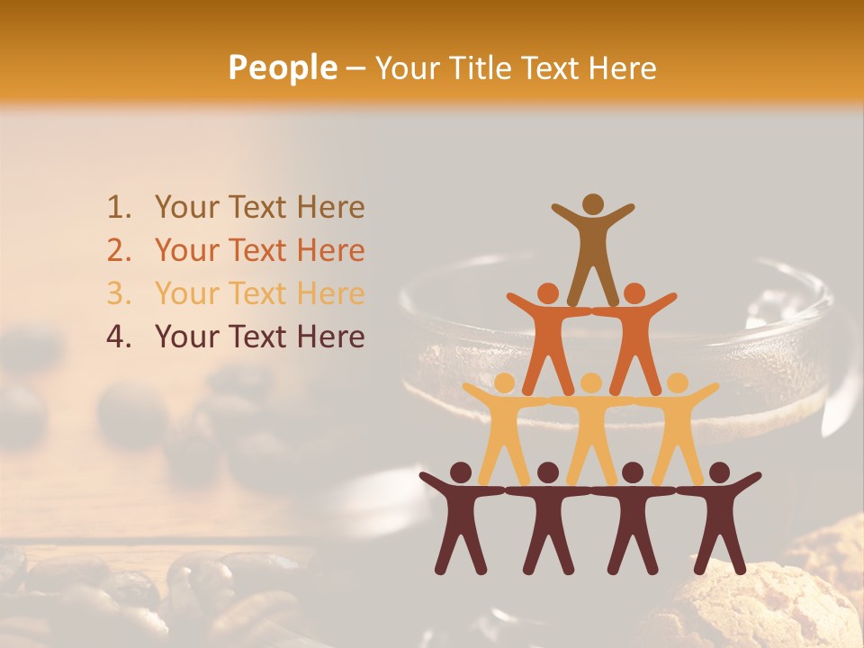 Transparent Coffee Foam PowerPoint Template