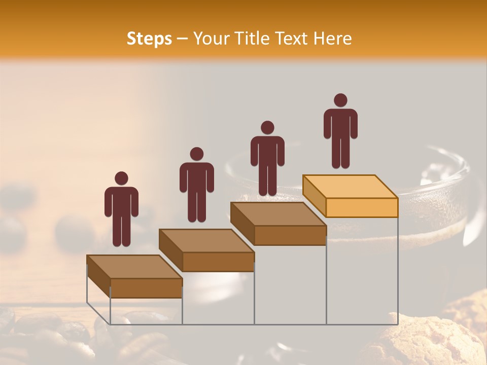 Transparent Coffee Foam PowerPoint Template