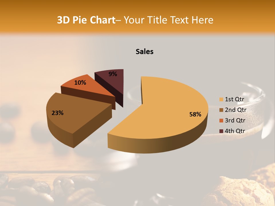 Transparent Coffee Foam PowerPoint Template