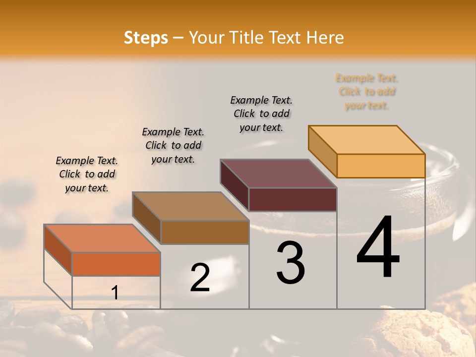Transparent Coffee Foam PowerPoint Template