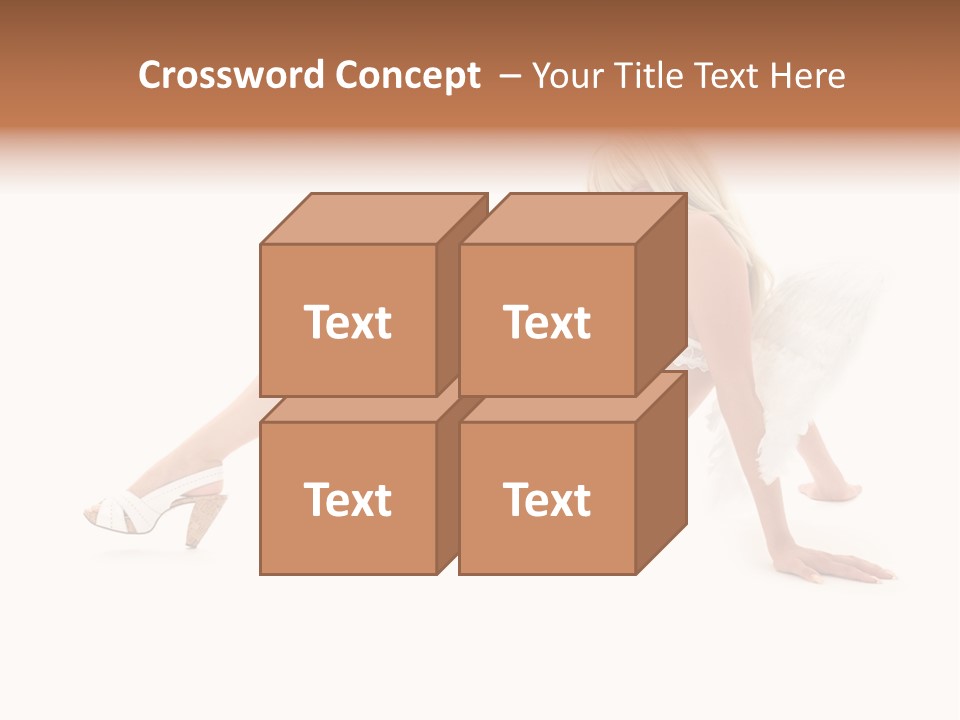 Entertainer Down Tempting PowerPoint Template