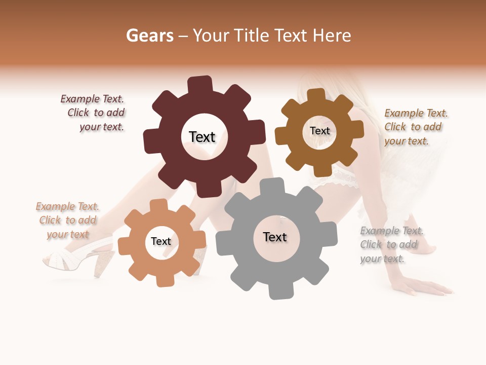 Entertainer Down Tempting PowerPoint Template