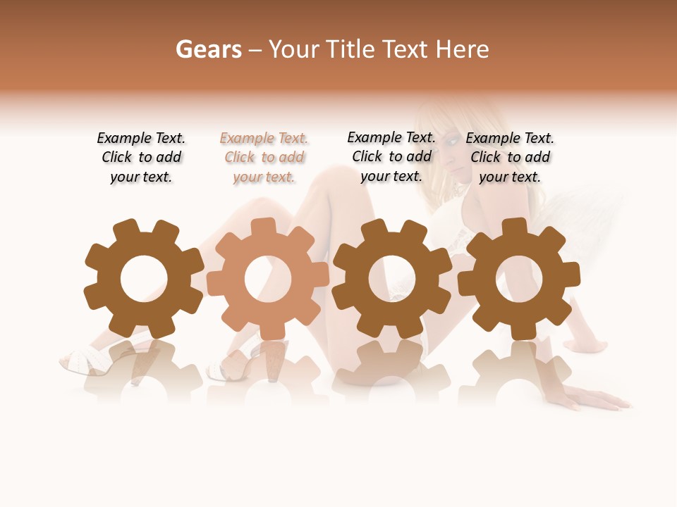 Entertainer Down Tempting PowerPoint Template