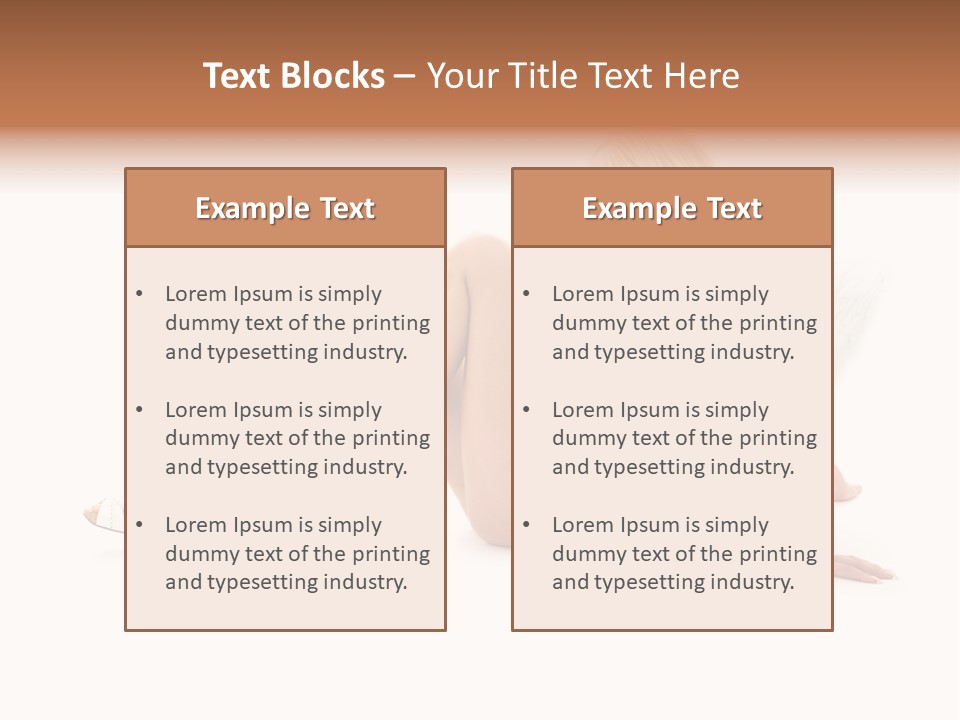 Entertainer Down Tempting PowerPoint Template