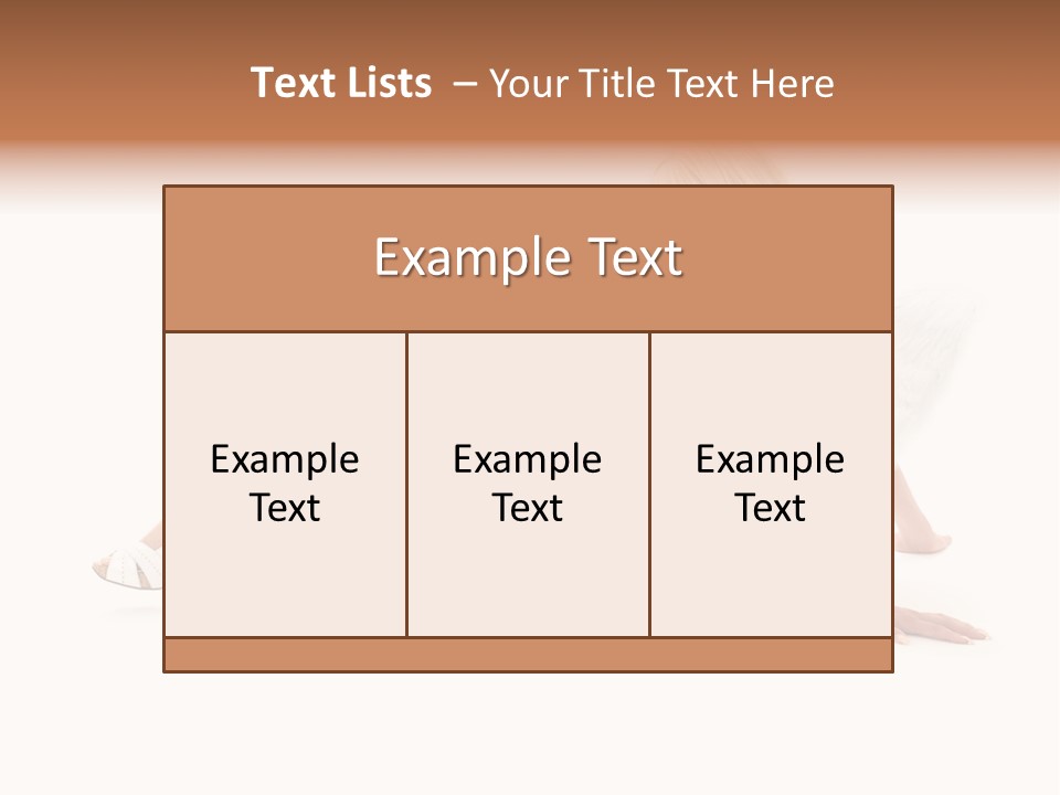 Entertainer Down Tempting PowerPoint Template
