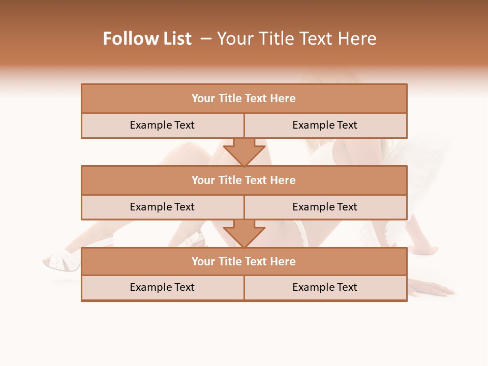 Entertainer Down Tempting PowerPoint Template