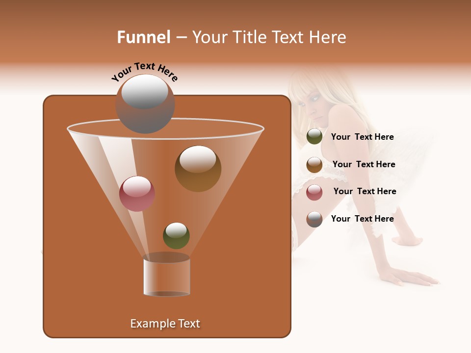 Entertainer Down Tempting PowerPoint Template