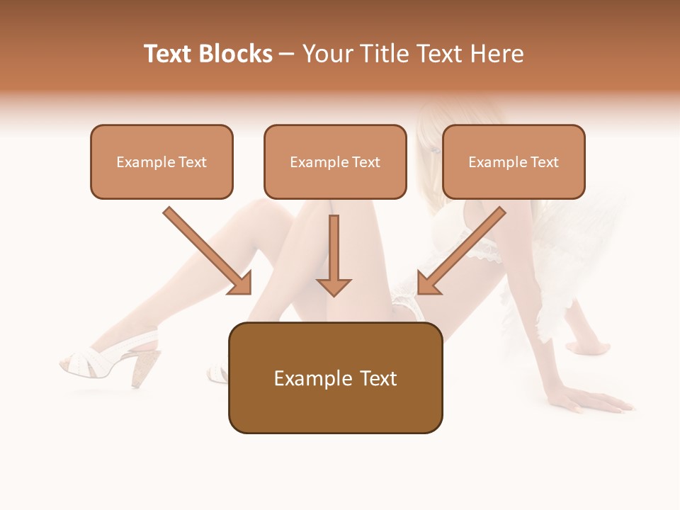 Entertainer Down Tempting PowerPoint Template