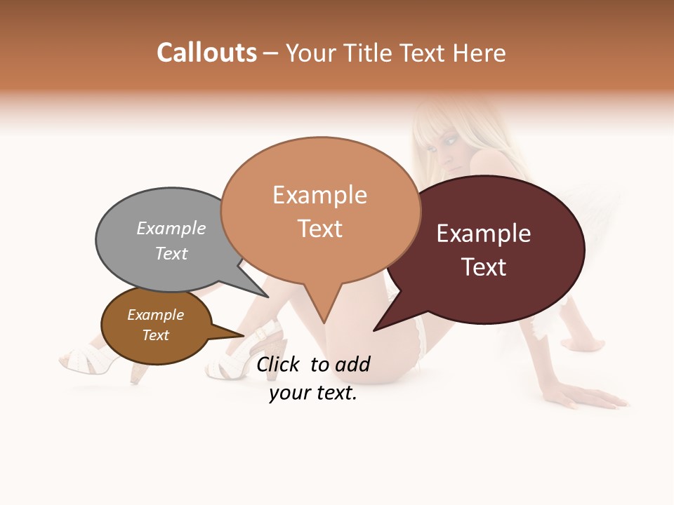 Entertainer Down Tempting PowerPoint Template