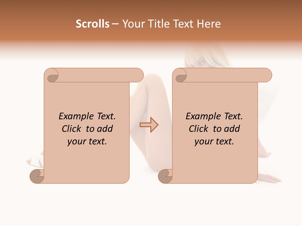 Entertainer Down Tempting PowerPoint Template