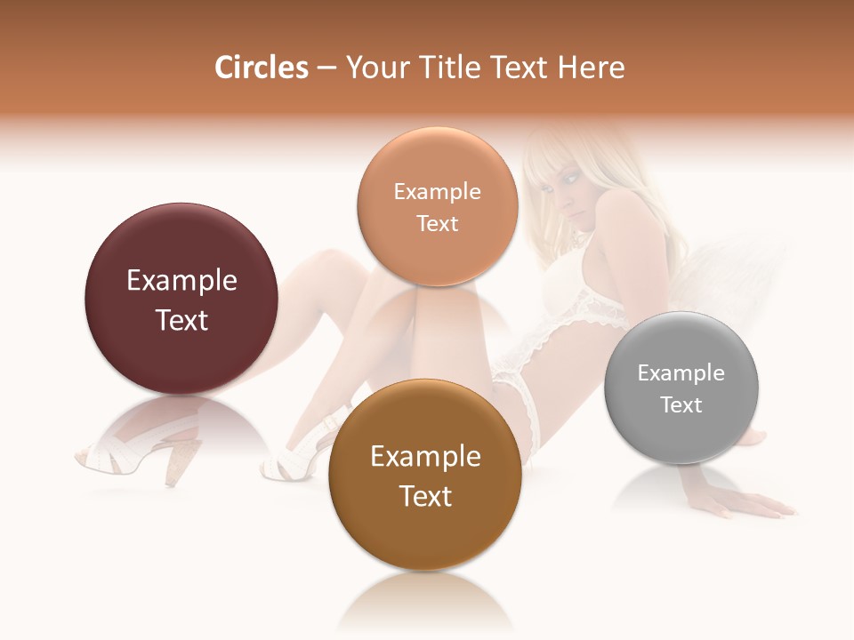 Entertainer Down Tempting PowerPoint Template