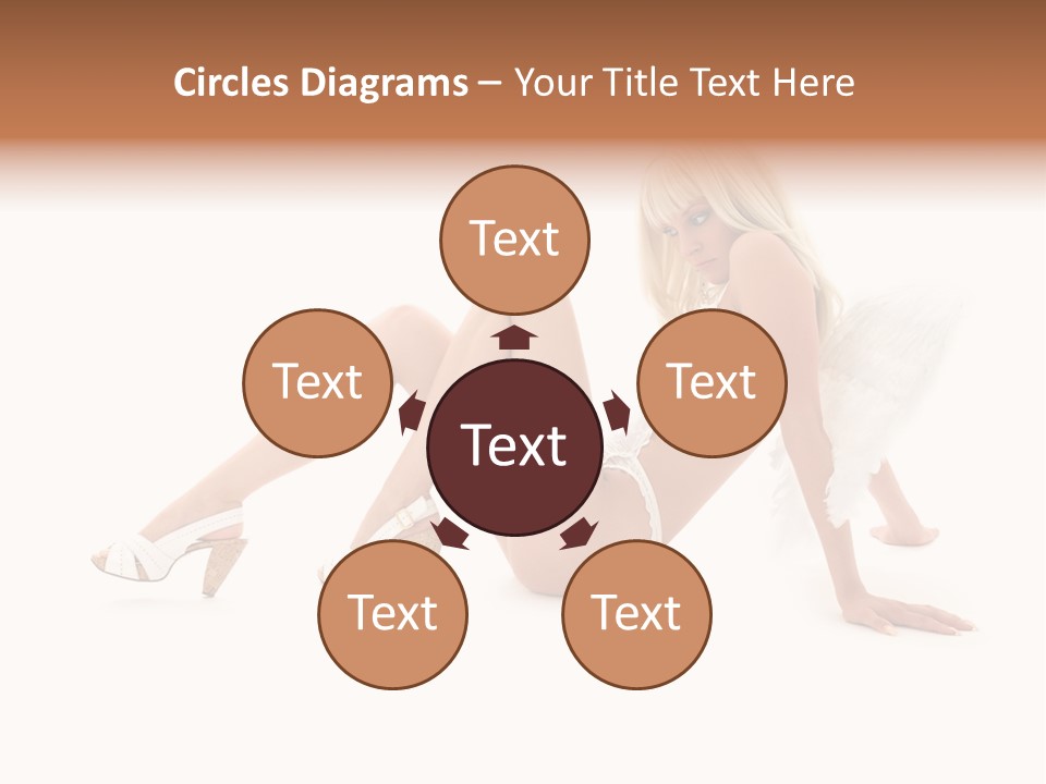 Entertainer Down Tempting PowerPoint Template