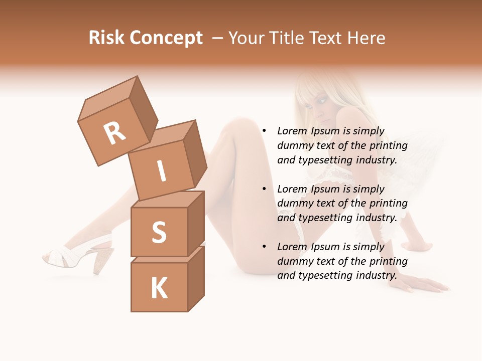 Entertainer Down Tempting PowerPoint Template