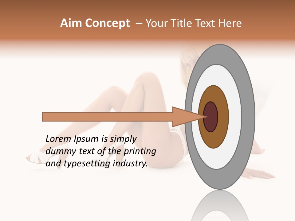 Entertainer Down Tempting PowerPoint Template