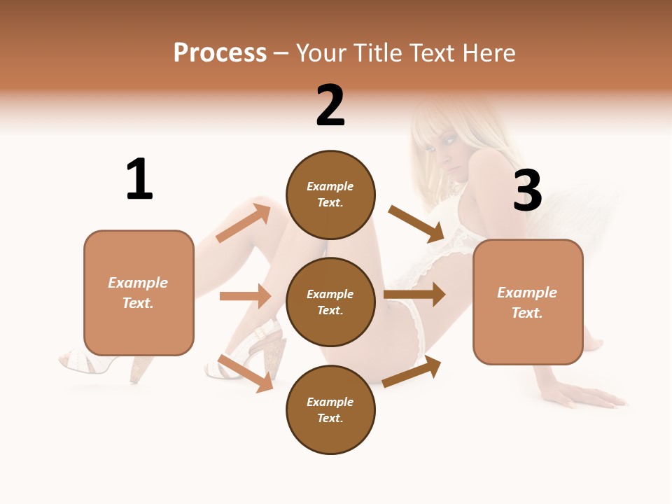 Entertainer Down Tempting PowerPoint Template