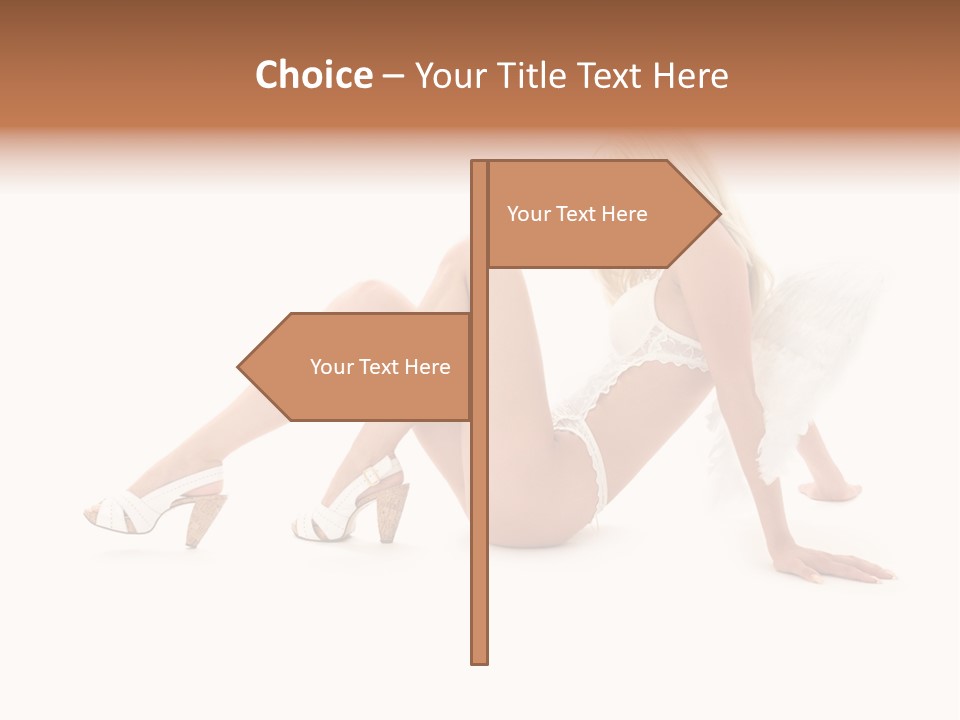 Entertainer Down Tempting PowerPoint Template