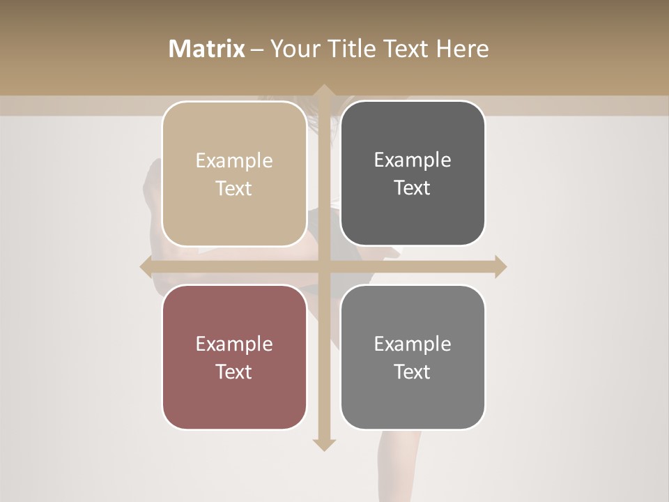 Dance Jump Female PowerPoint Template