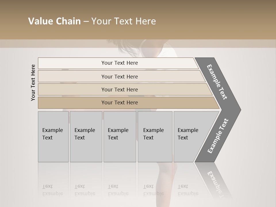 Dance Jump Female PowerPoint Template