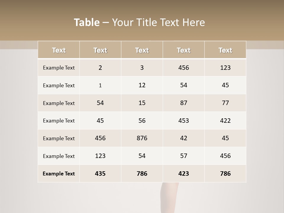 Dance Jump Female PowerPoint Template