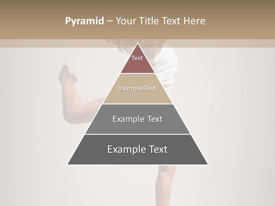 Dance Jump Female PowerPoint Template