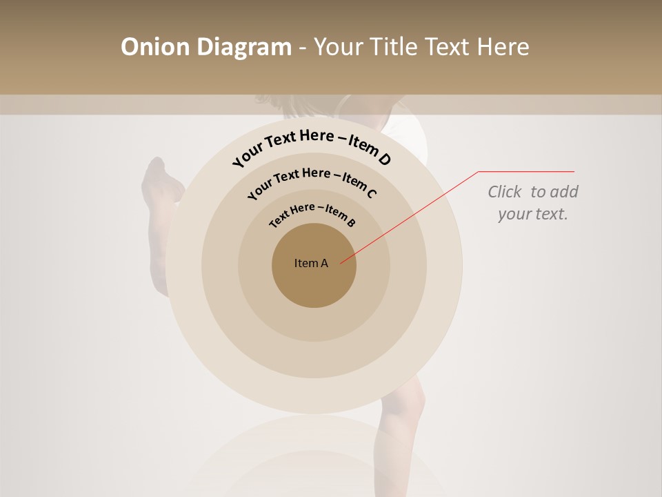 Dance Jump Female PowerPoint Template