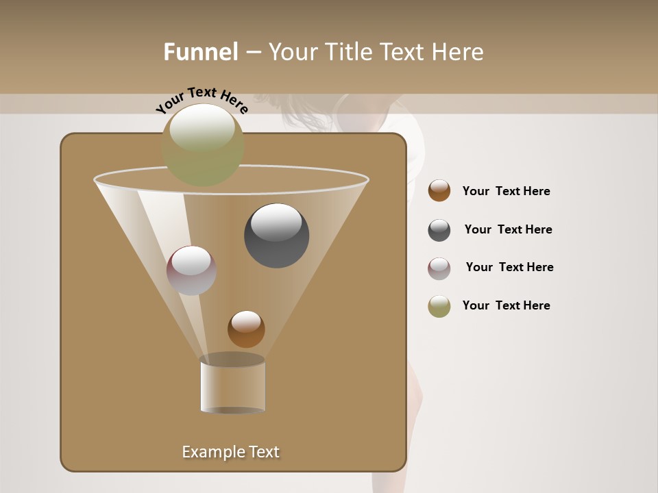 Dance Jump Female PowerPoint Template