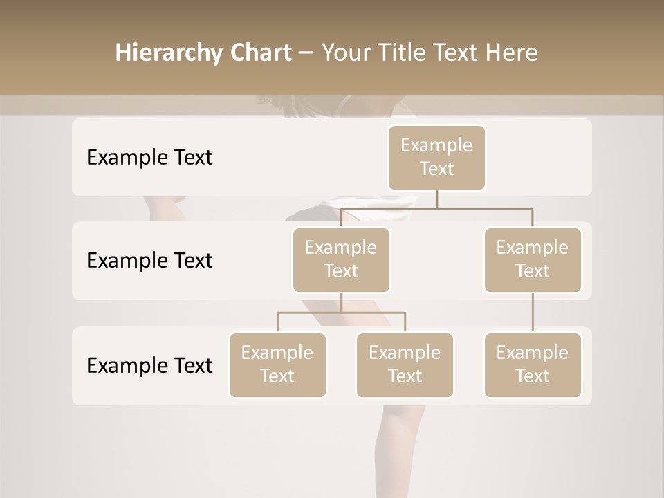 Dance Jump Female PowerPoint Template