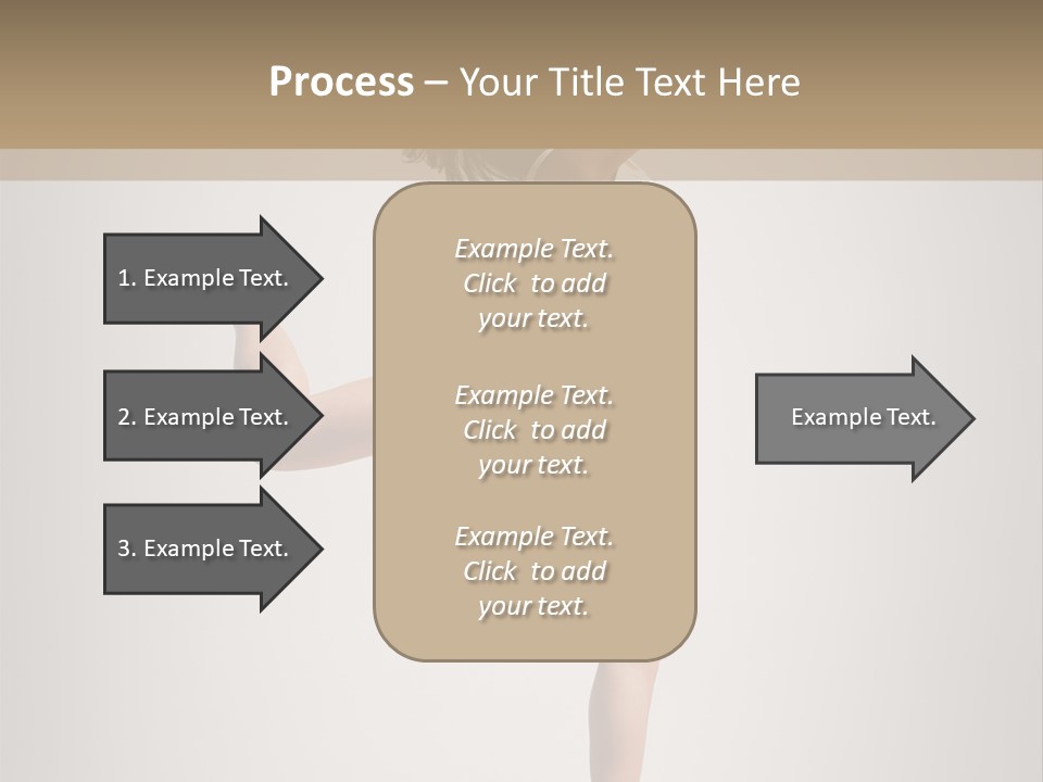 Dance Jump Female PowerPoint Template