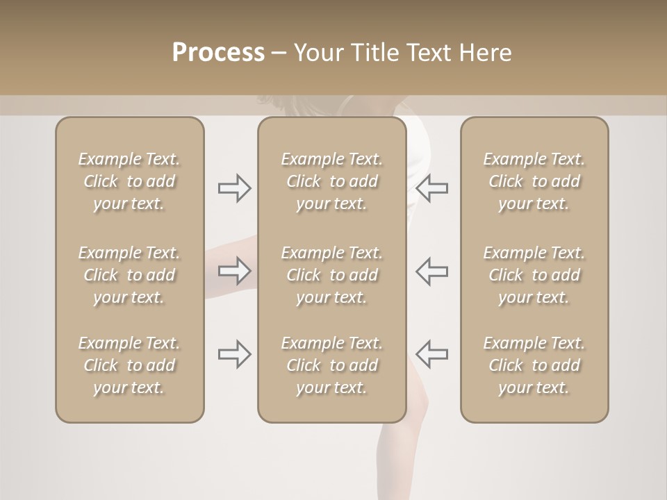 Dance Jump Female PowerPoint Template