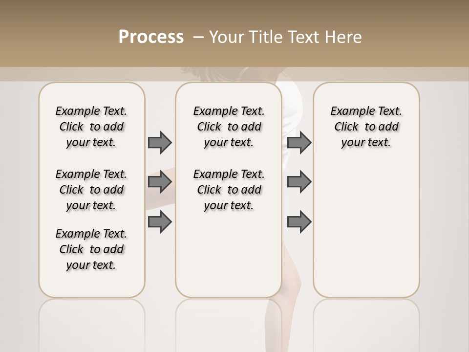 Dance Jump Female PowerPoint Template